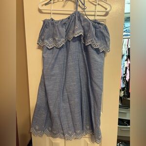 J crew holter blue dress